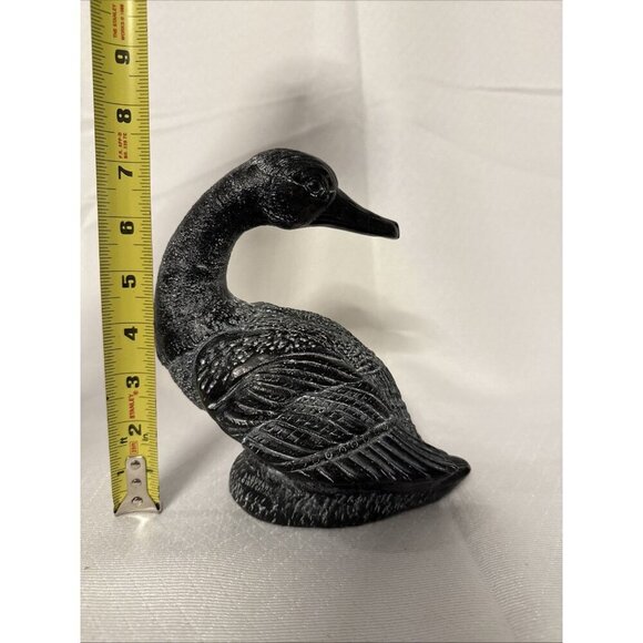 Aardvark soapstone duck sculpture - hand carved - Aardik - Picture 2 of 10